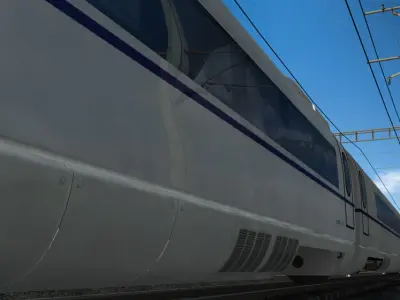 Train Station 3D model