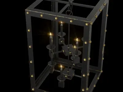 Wildwood Spartacus Chandelier 8 Lights 3D model