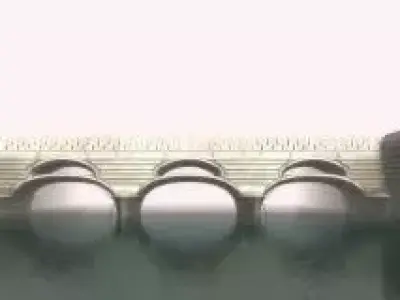 Bireme Bridge neoclassical structure 3D model