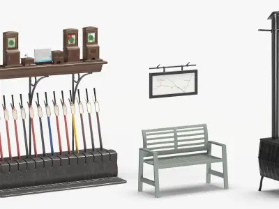  Full Signal Box Setup with Block Instruments and Stove 