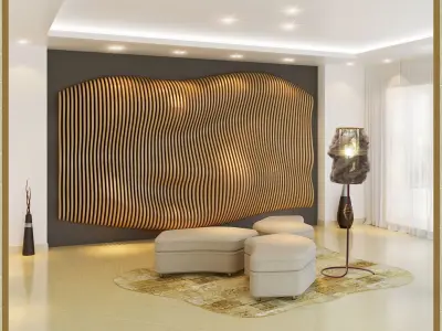 Floor Lamp 03 3D model