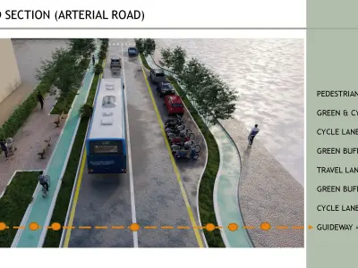 High Quality Road Junction Detailed and Editable 3D model