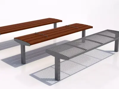 MMCite Vera Solo Benches 3D model
