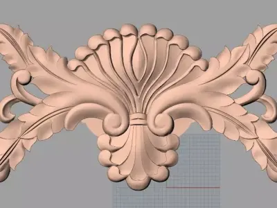 3D carved model furniture 3D design used for artcam aspire E842 3D model