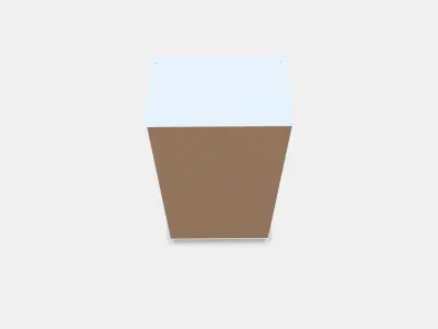 PAX Wardrobe frame Low-poly 3D model