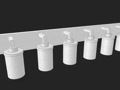 Modern Simple Wall Lamp 3D model