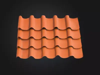 Terracotta Roof Texture