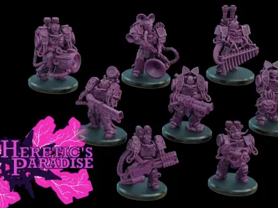 The Harvesters - Cacophonists of Chaos 3D print model