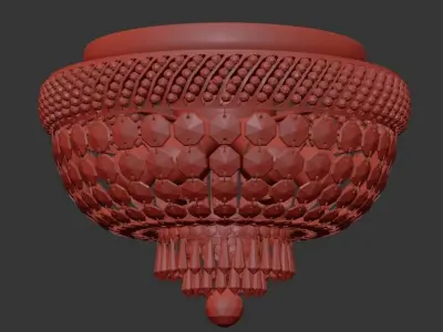 Chandelier Bari E 1 2 35 200 N 3D model