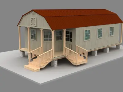 Tiny House 3D model 3D model
