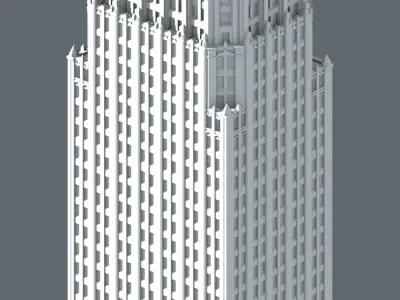 Oak Tower 3D print model