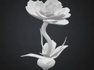 Scifi Fantasy Plant 3D model