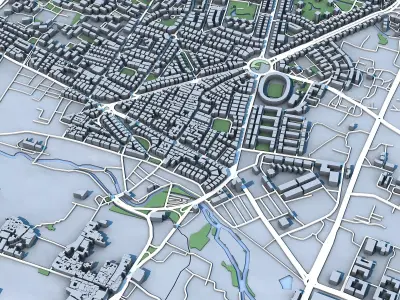 Damascus Capital of Syria 3D model