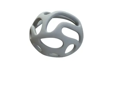 SciFi Cube Object No 45475 Low Poly Shape Low-poly 3D model