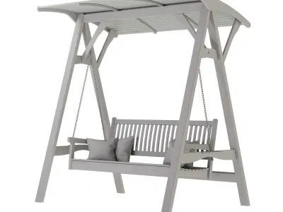 Garden swing Set 3D model