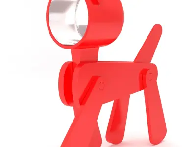 Mini LED Desk Lamp Cute Table Mini Light Free 3D model