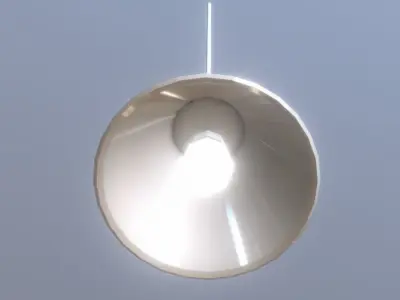 Hanging Ceiling Lamp low-poly game ready Low-poly 3D model