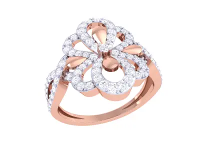  Women Ring MTL 3dm STL OBJ FBX Details 3D print model 25