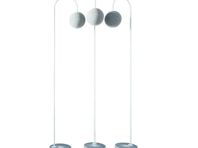 Cedar and moss floor lamp 3D model