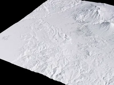 Arequipa Peru City Landscape 3D Model 3D model