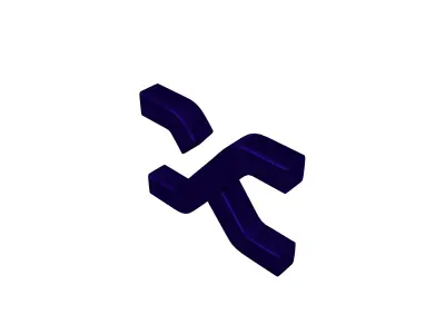 Synthetix Coin v2 004 Low-poly 3D model