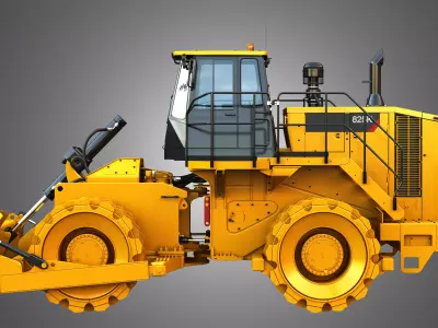 825K Soil compactor 3D model