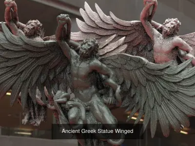 Zeus Collection different statues 3D Model Pack