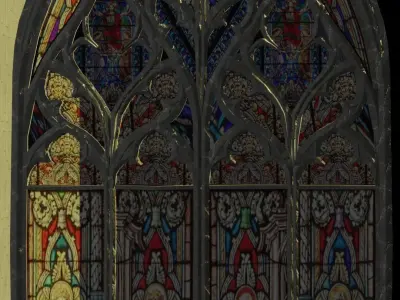 Stained  Glass Windows 3D model