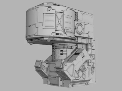 Sci-Fi element 3 3D model