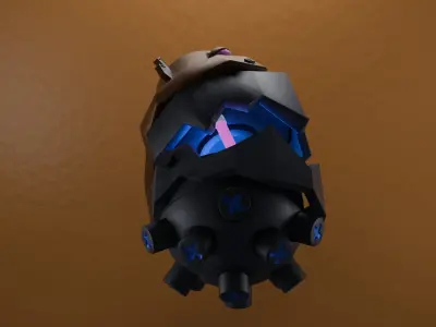 Jinx Bomb from Arcane S2 3D model