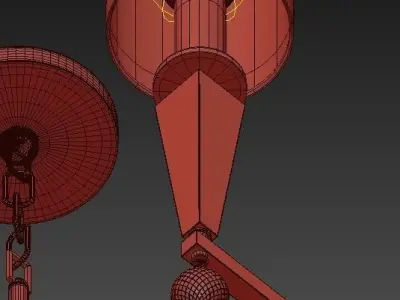 Chandeliers 8 Light Fixtures 3D model