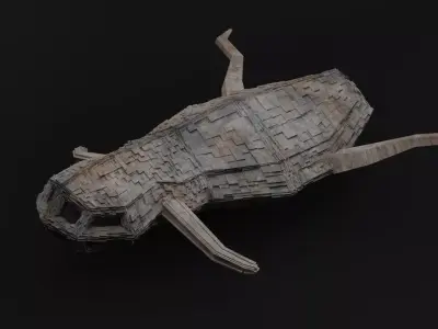 Myrmeleon DeathTrap Sci-Fi Model Low-poly 3D model