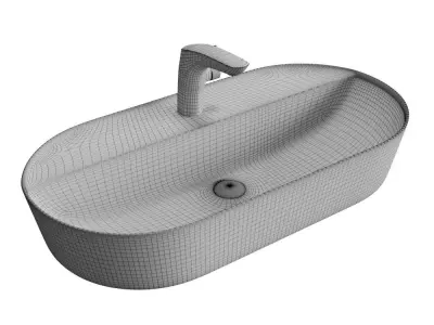 Sink BelBagno BB1347 3D model