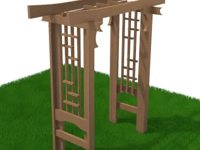 Pergola Collection kit 3D model