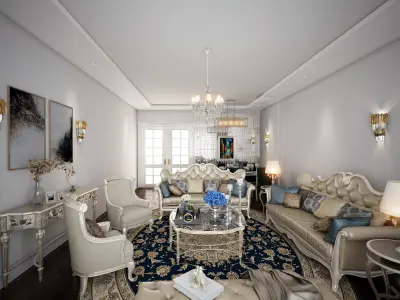 living room 3D model