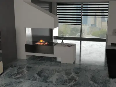AS Modern Interior Vol 1 Low-poly 3D model