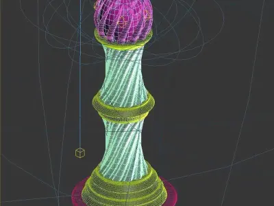 Blood Master - crystal ball 01 3D model