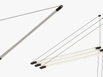 Wall Light Darf Wall Surface Phase-cut Dim 3D model