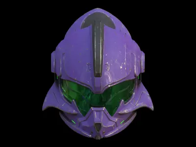 Helioskrill helmet with attachment 3d print file 3D print model