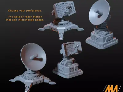 Communications pack 3D print model