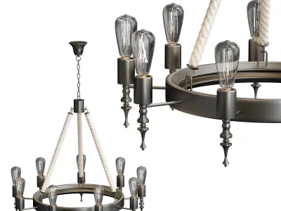 Chandelier 3D model 37