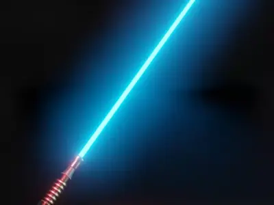 Lightsaber star wars light saber Free 3D model
