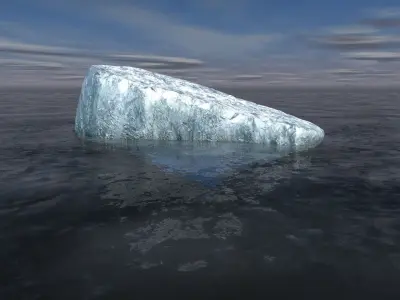 Tabular Iceberg 3D model