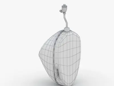 1619 - Urinal Low-poly 3D model