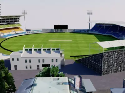 Sabina Park - Kingston Jamaica 3D model