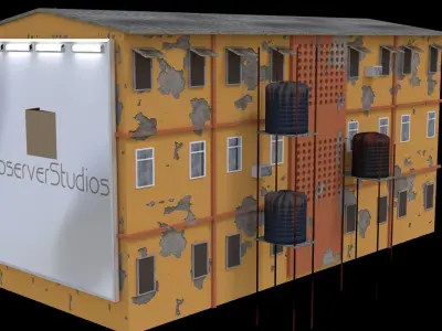 Ghetto flats 3D model