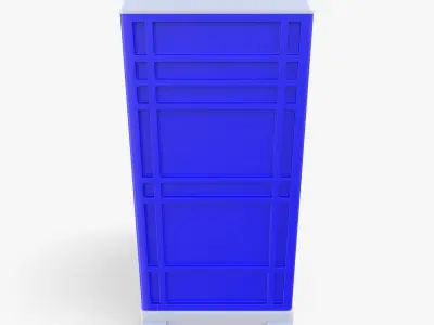 Portable toilet v1 3D model