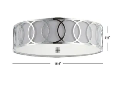 Hershberger Light Drum Flush Mount - 3 Colour Free 3D model