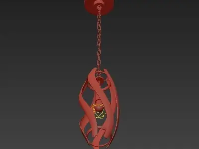 Trephine Small Pendant 3D model