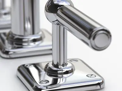 Waterworks Ludlow Faucet with Lever Handles 3D model